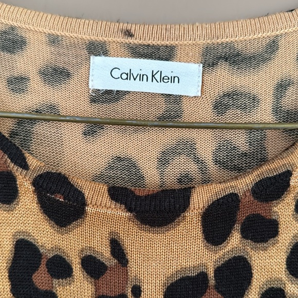 Leopard Print Calvin Klein Dress - Picture 2 of 4
